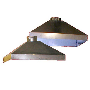 Vent Hood Stainless Steel for DownDraft Gas Kilns - HEATTREATNOW