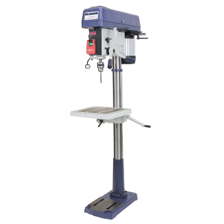 20" 16- Speed Floor Step Pulley 1PH Drill Press - HEATTREATNOW