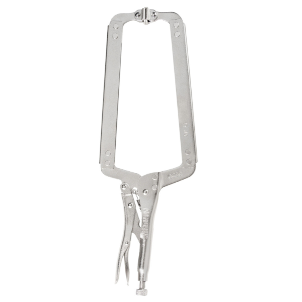 Locking C-Clamp-18" With Pads - HEATTREATNOW