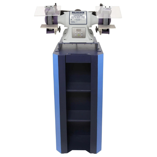 6" VS Bench Grinder & Dust Collector Stand Combo - HEATTREATNOW