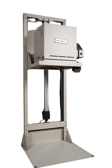 Hot Shot Oven and Kiln - VitriLift Electric Motorized Bench Mount Vitrigraph Lift - HEATTREATNOW