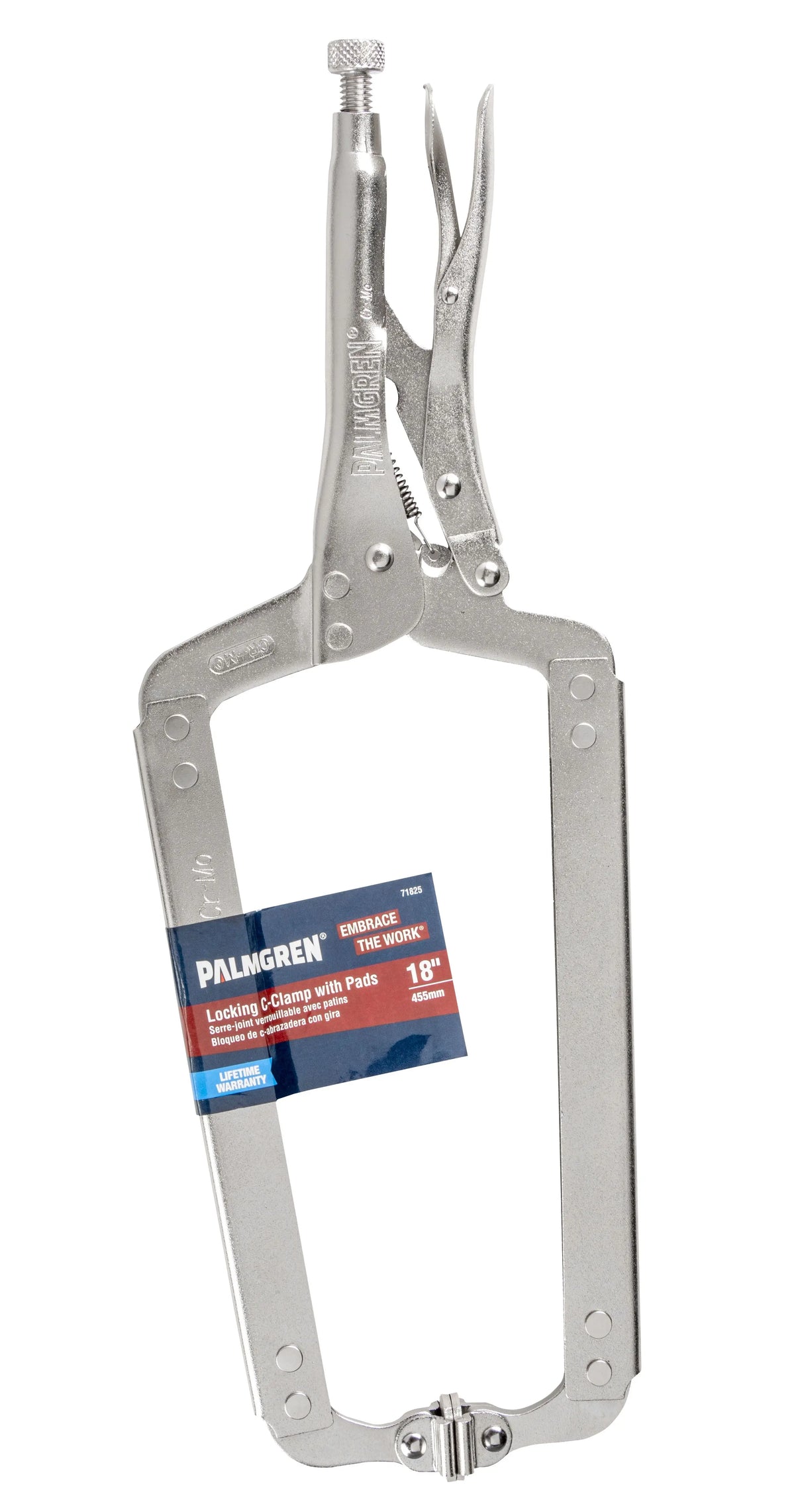 Locking C-Clamp-18" With Pads - HEATTREATNOW