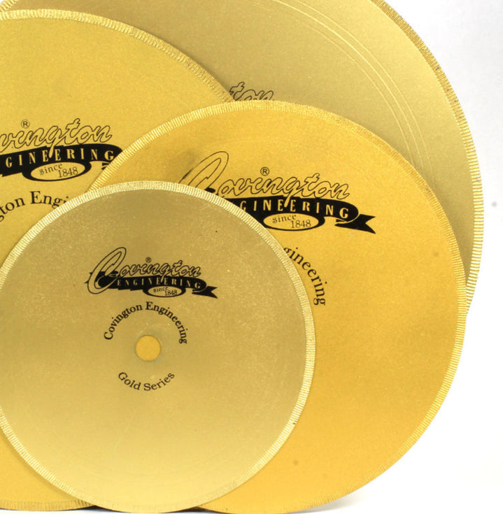 Covington - Gold Lapidary Blades - HEATTREATNOW