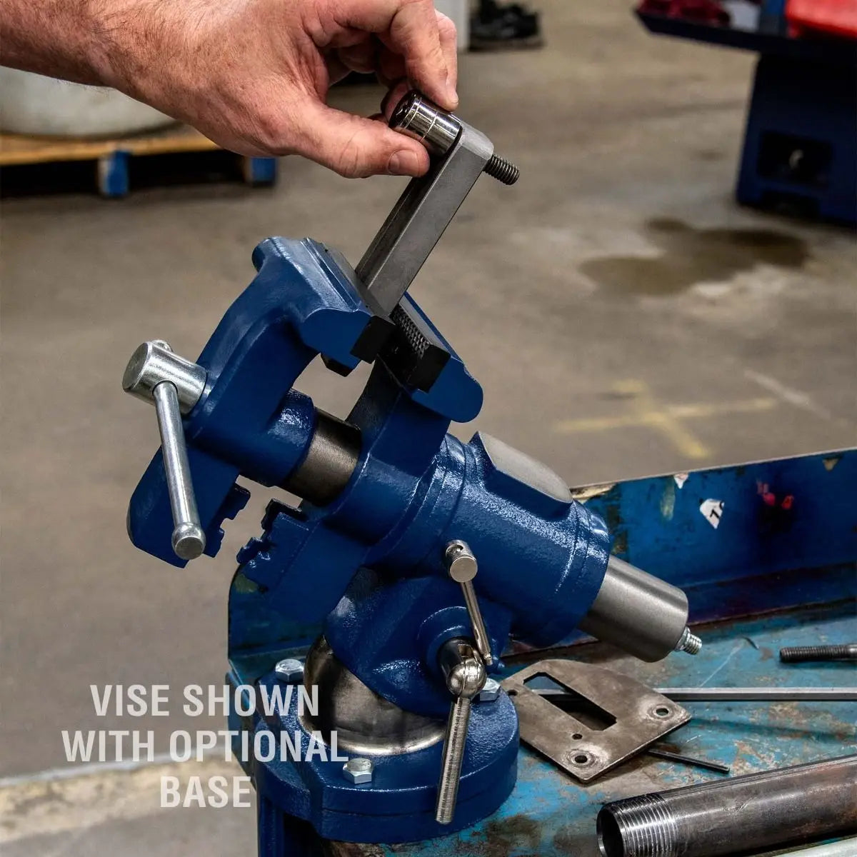 Multi-Jaw Multi-Positioning Ball Bench Vise (9629772) - HEATTREATNOW