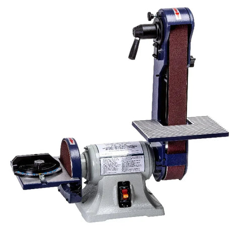 2" x 42" Belt 6" Disc Finishing Machine - HEATTREATNOW
