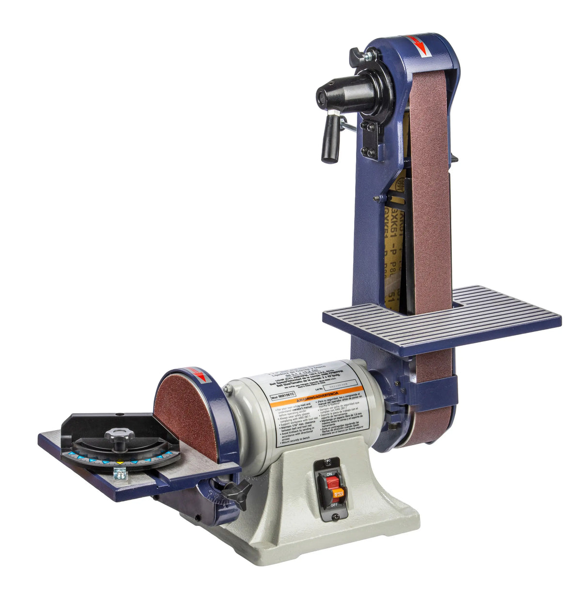 2" x 42" Belt 6" Disc Finishing Machine - HEATTREATNOW