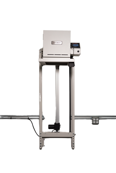 Hot Shot Oven and Kiln - VitriLift Electric Motorized Wall Mount Vitrigraph Lift - HEATTREATNOW