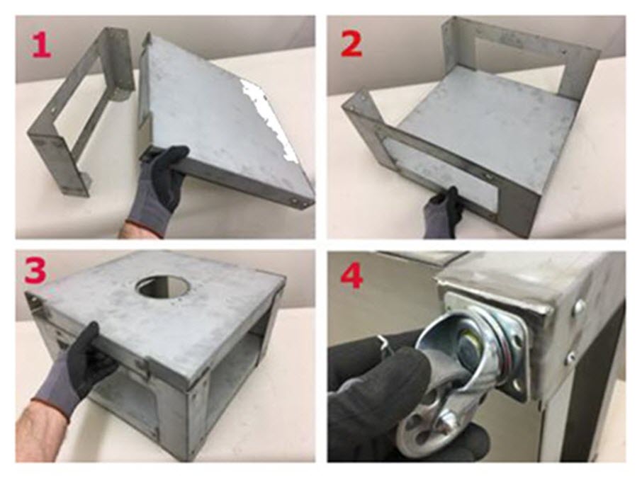 Paragon Kiln Stand - 18x18x12-BA - Kiln Frog