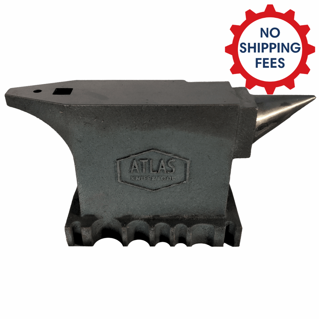 Atlas Knife & Tool - Graham Double Horn Anvil – 142 lbs - HEATTREATNOW