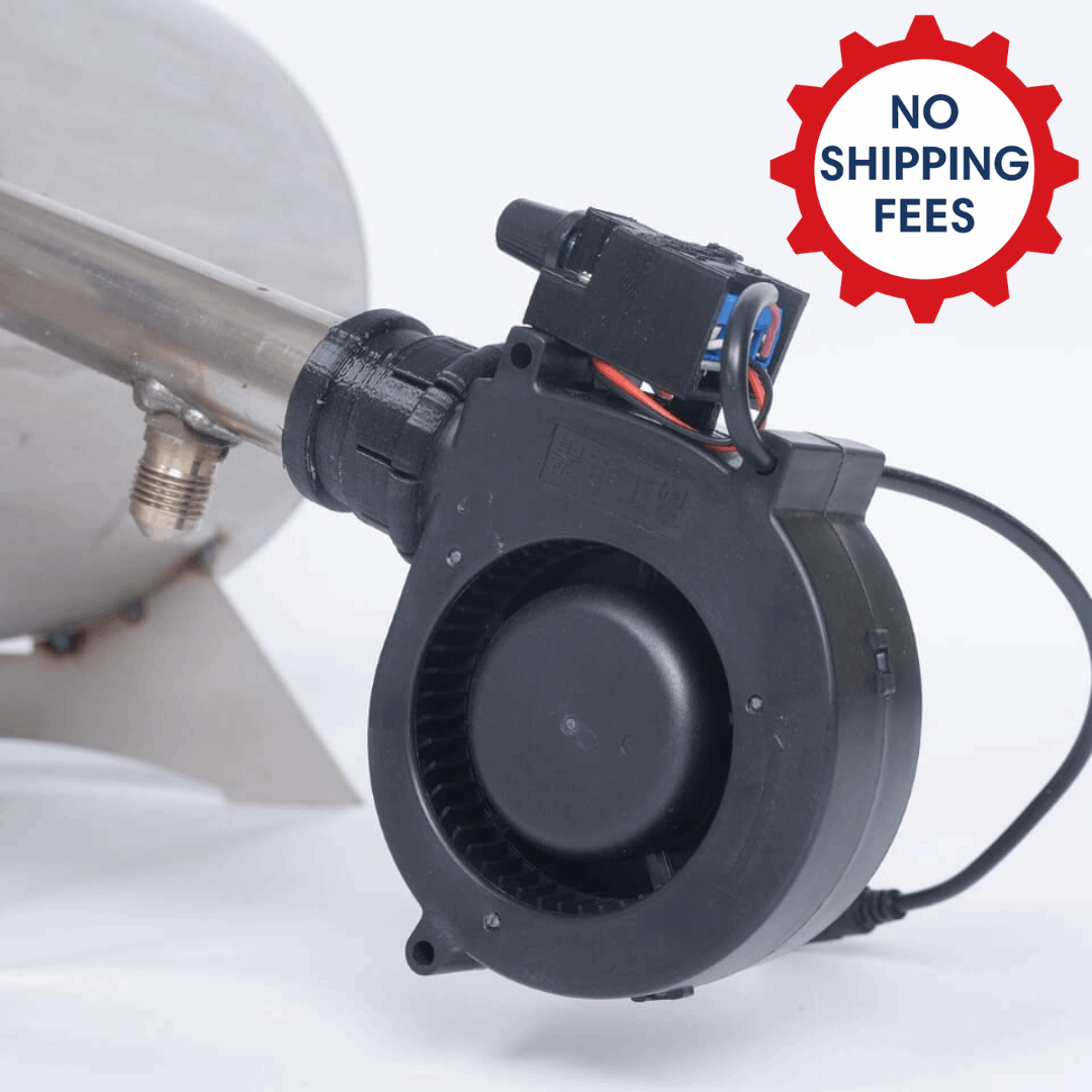 Atlas Knife & Tool - Graham 100k BTU forced air burner - HEATTREATNOW