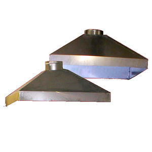 Vent Hood Galvanized Steel for DownDraft Gas Kilns