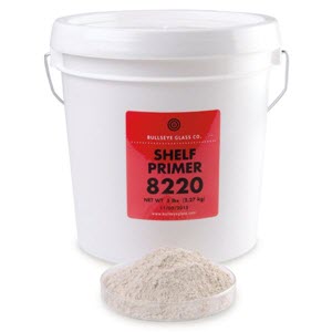 Bullseye Glass - Shelf Primer, 5 lb bucket (#8220) -  HEAT TREAT NOW